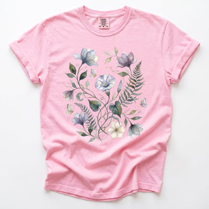 Dreamy Wildfowers Vintage Washed T-Shirt