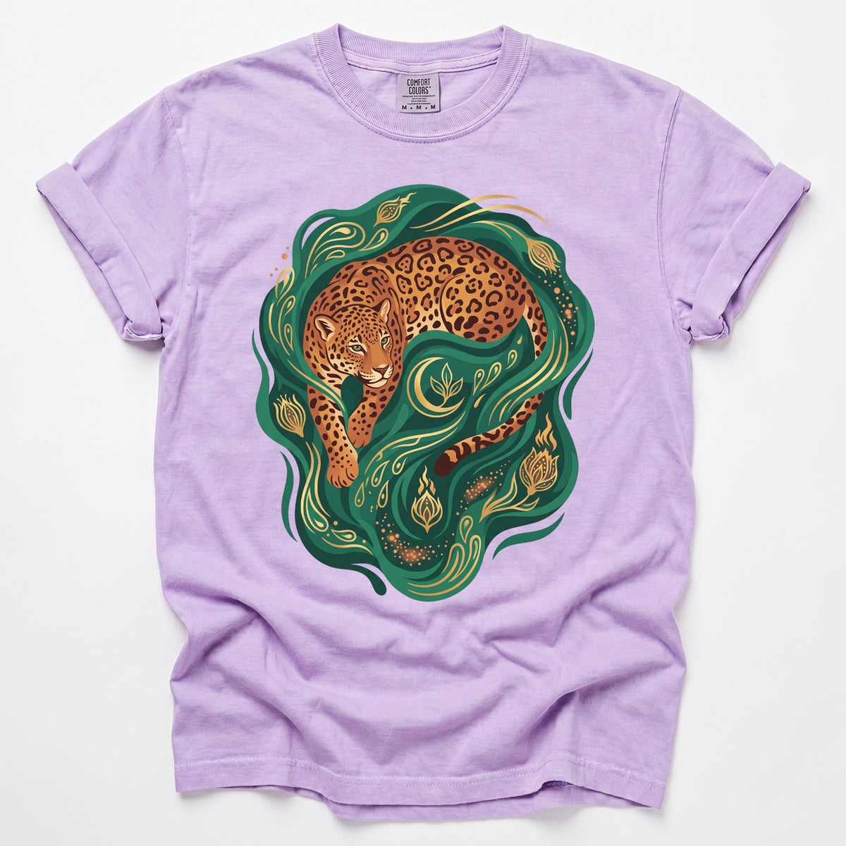 Emerald Jungle Jaguar Vintage Washed T-Shirt