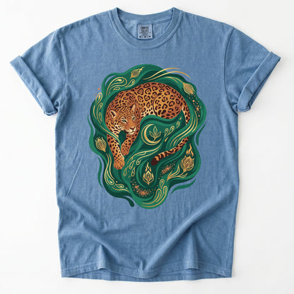 Emerald Jungle Jaguar Vintage Washed T-Shirt