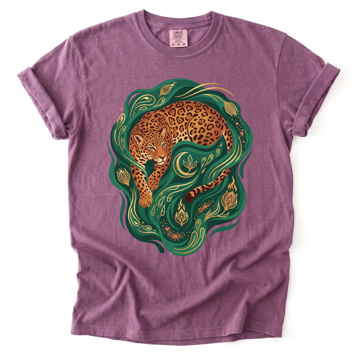 Emerald Jungle Jaguar Vintage Washed T-Shirt