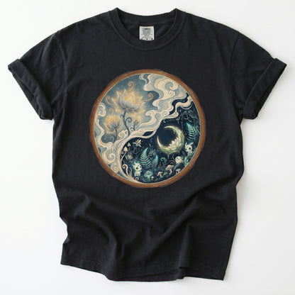 Ethereal Light And Shadow Vintage Washed T-Shirt