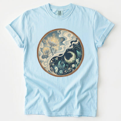 Ethereal Light And Shadow Vintage Washed T-Shirt