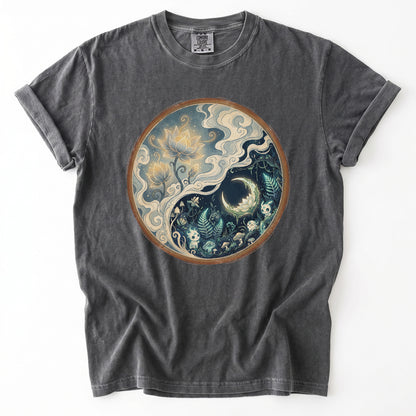 Ethereal Light And Shadow Vintage Washed T-Shirt