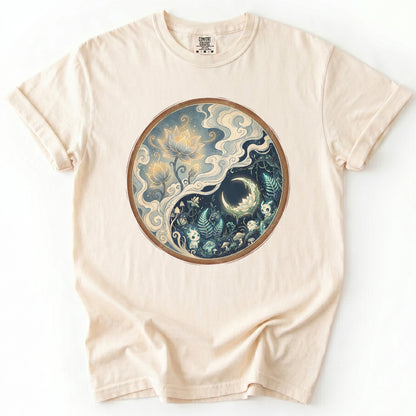 Ethereal Light And Shadow Vintage Washed T-Shirt