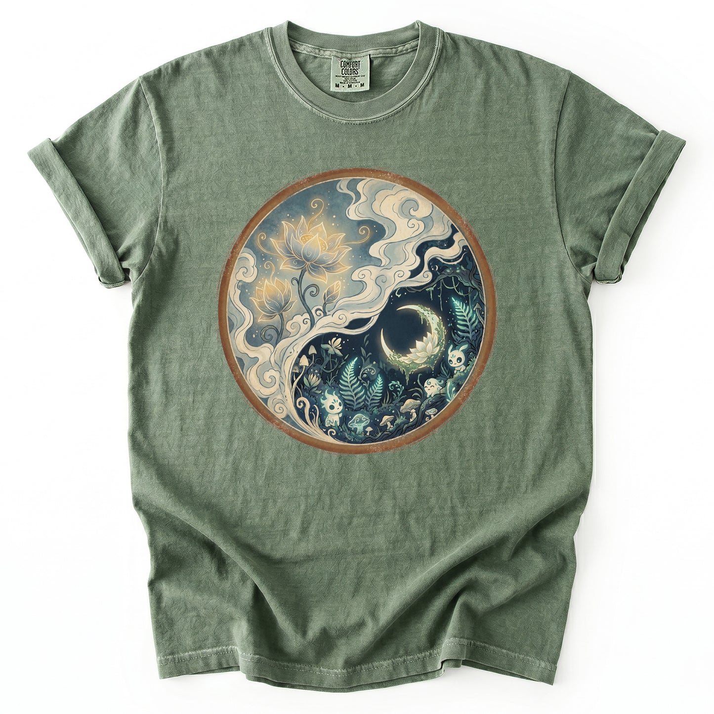 Ethereal Light And Shadow Vintage Washed T-Shirt