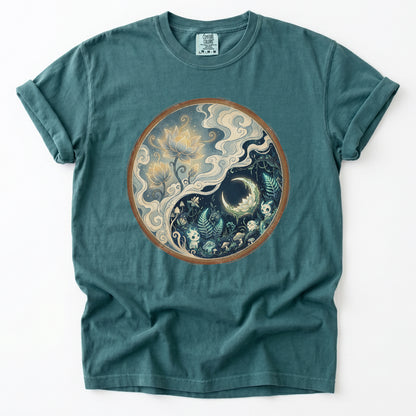 Ethereal Light And Shadow Vintage Washed T-Shirt