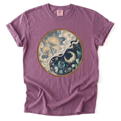 Ethereal Light And Shadow Vintage Washed T-Shirt