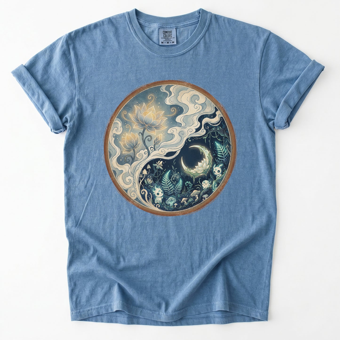 Ethereal Light And Shadow Vintage Washed T-Shirt