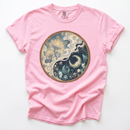 Ethereal Light And Shadow Vintage Washed T-Shirt