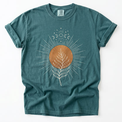 Fern Sunburst Vintage Washed T-Shirt