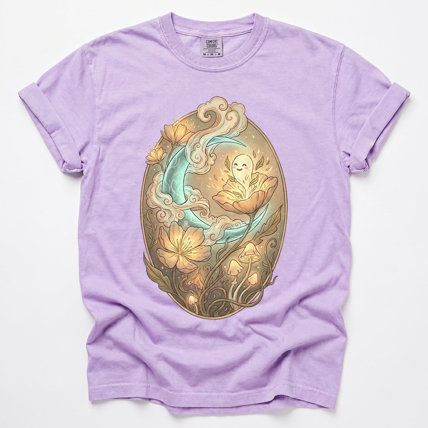 Floral Ghost Vintage Washed T-Shirt