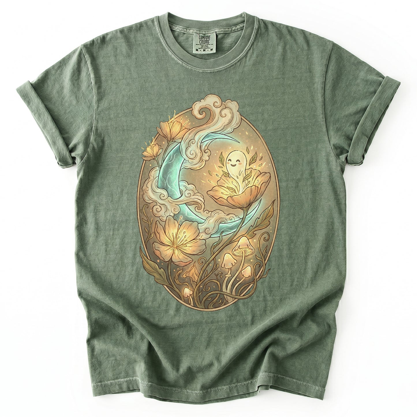 Floral Ghost Vintage Washed T-Shirt