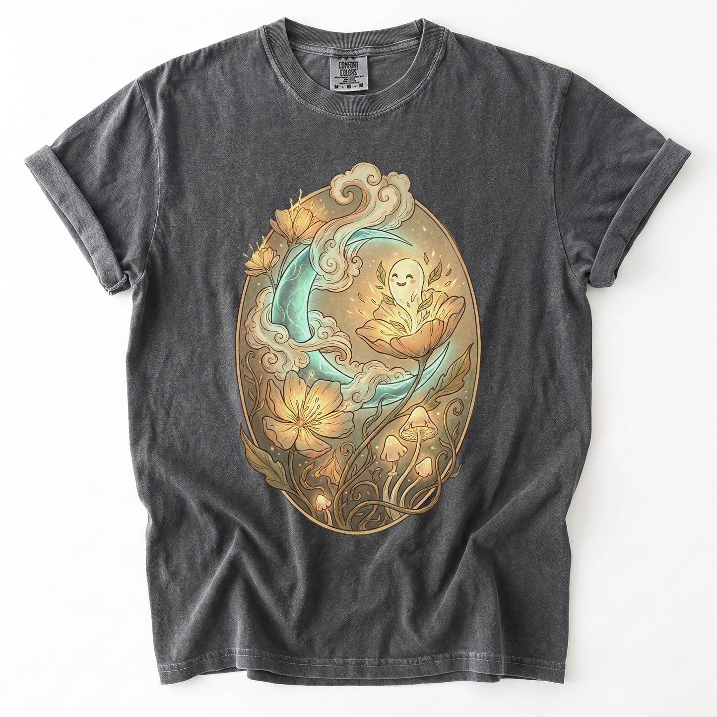 Floral Ghost Vintage Washed T-Shirt