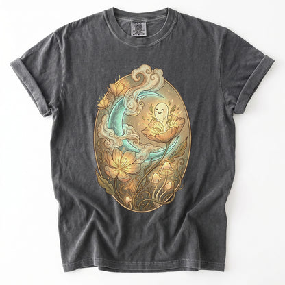 Floral Ghost Vintage Washed T-Shirt