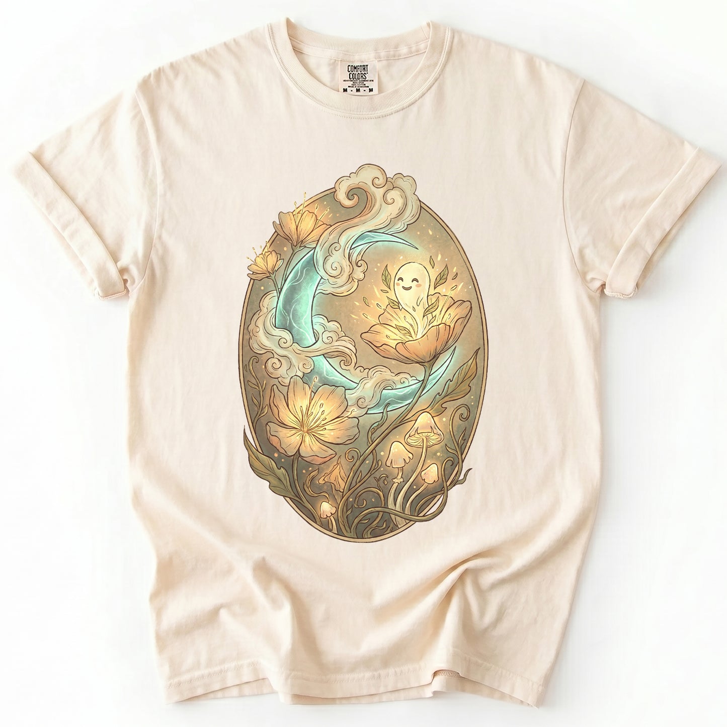 Floral Ghost Vintage Washed T-Shirt