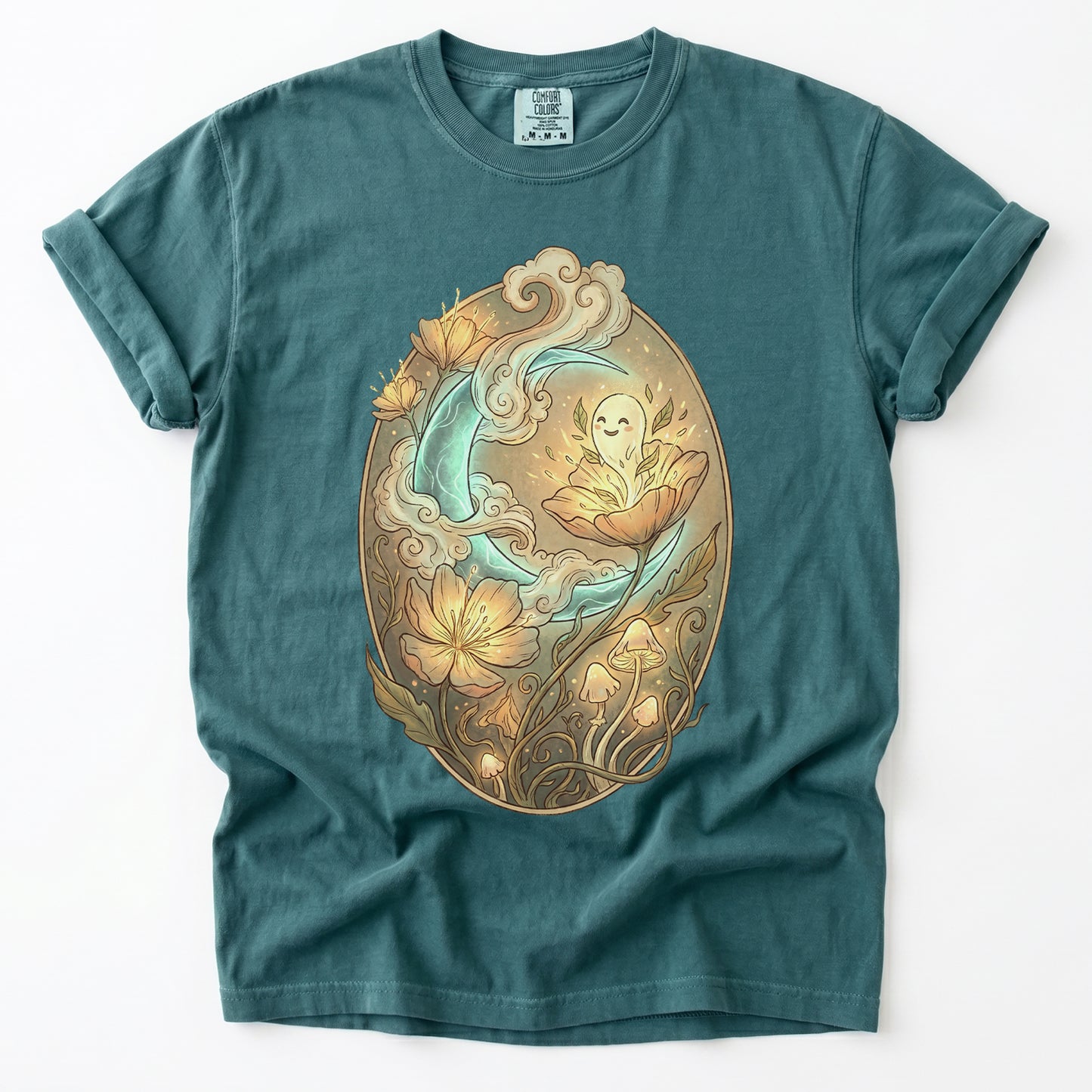Floral Ghost Vintage Washed T-Shirt