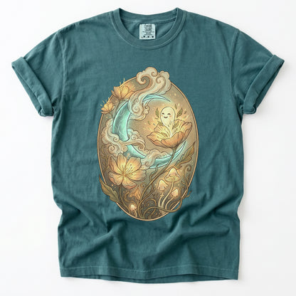 Floral Ghost Vintage Washed T-Shirt