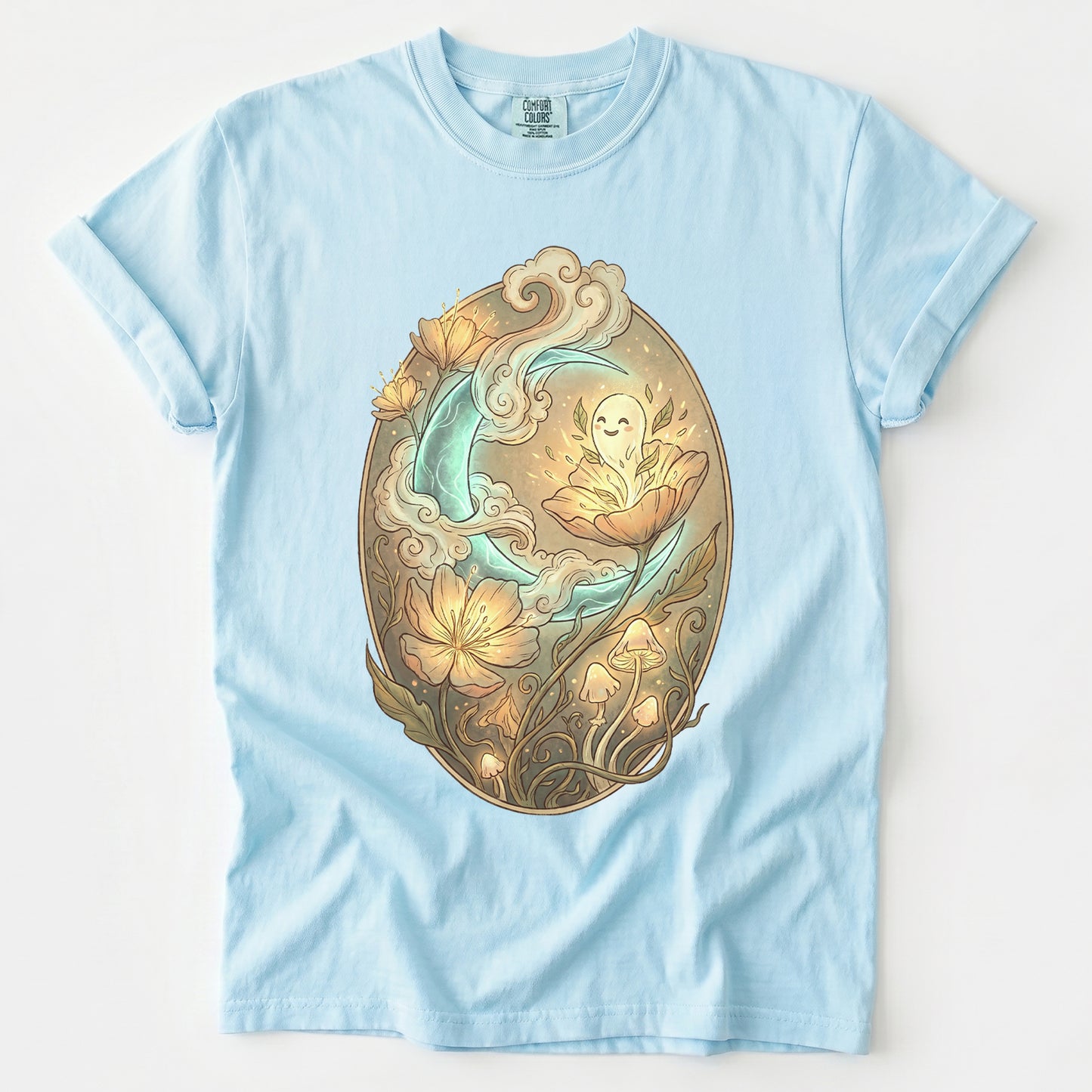 Floral Ghost Vintage Washed T-Shirt