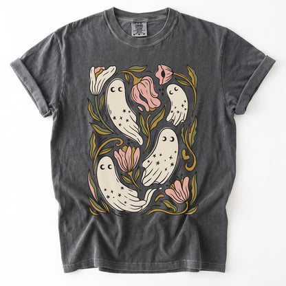 Floral Ghosts Vintage Washed T-Shirt