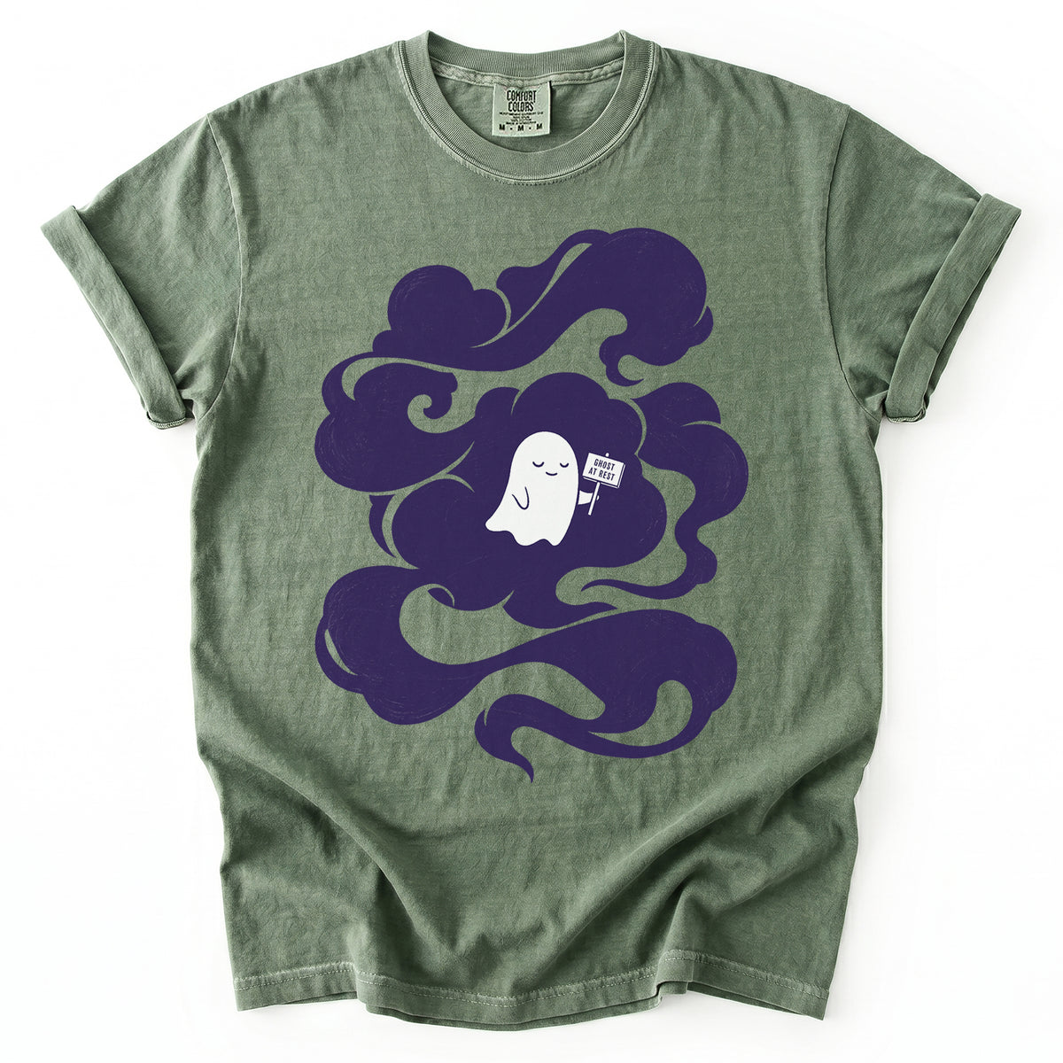 Ghost At Rest Vintage Washed T-Shirt