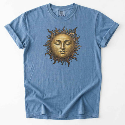 Celestial Vintage Golden Sun Heavyweight T-Shirt