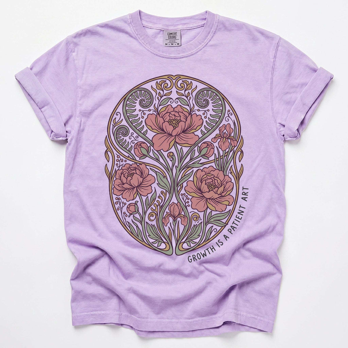Growth Is A Patient Art Vintage Washed T-Shirt