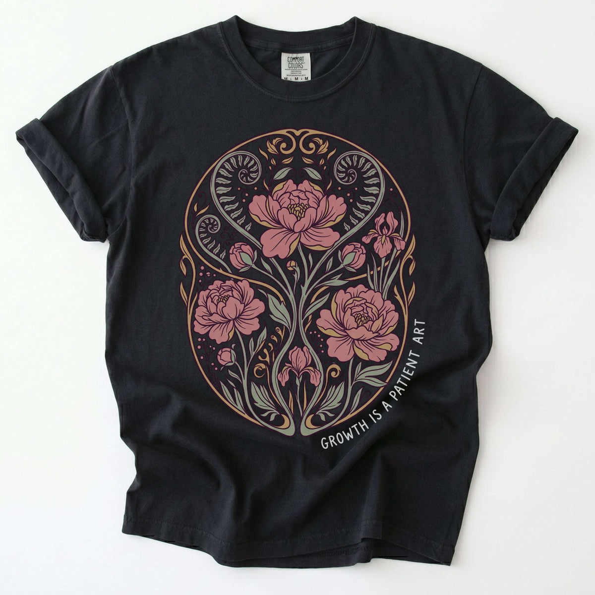 Growth Is A Patient Art Vintage Washed T-Shirt