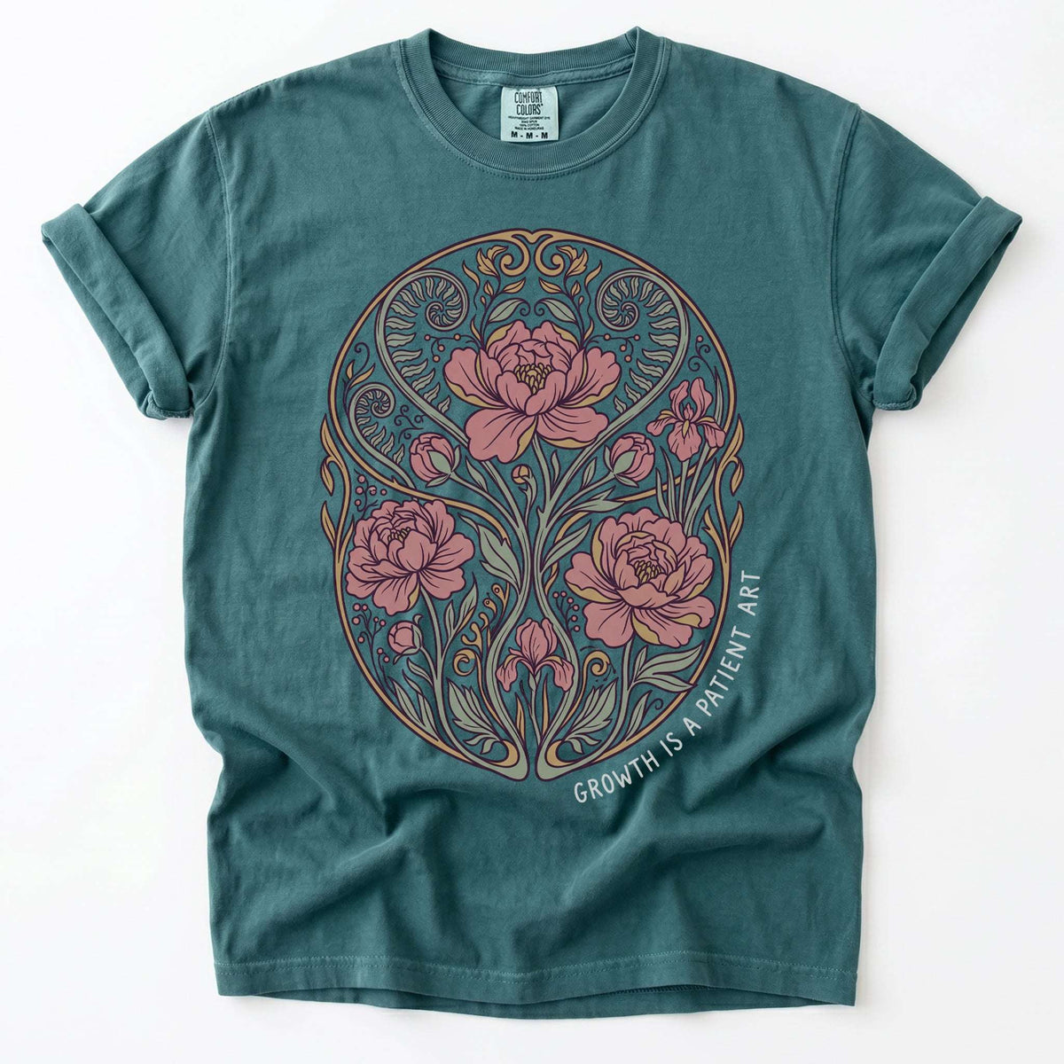 Growth Is A Patient Art Vintage Washed T-Shirt