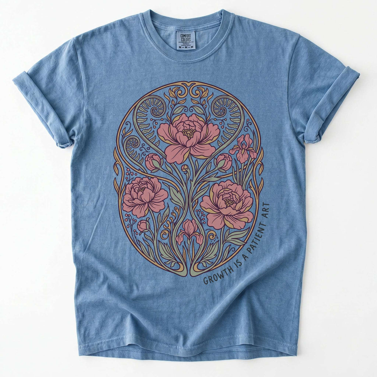 Growth Is A Patient Art Vintage Washed T-Shirt