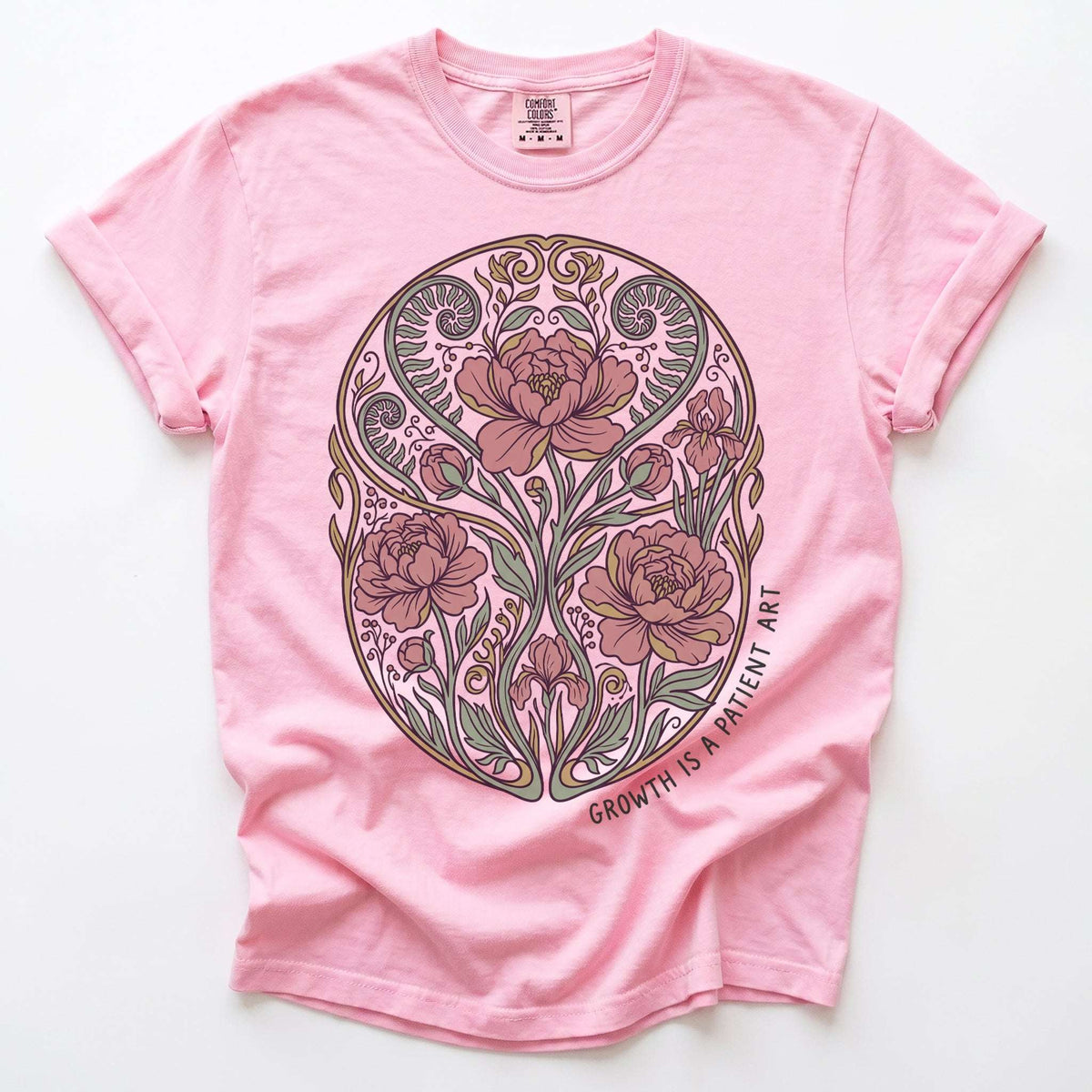Growth Is A Patient Art Vintage Washed T-Shirt
