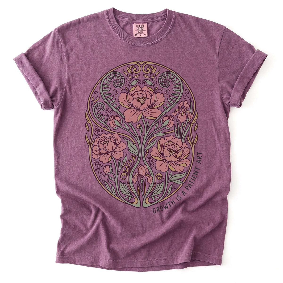 Growth Is A Patient Art Vintage Washed T-Shirt