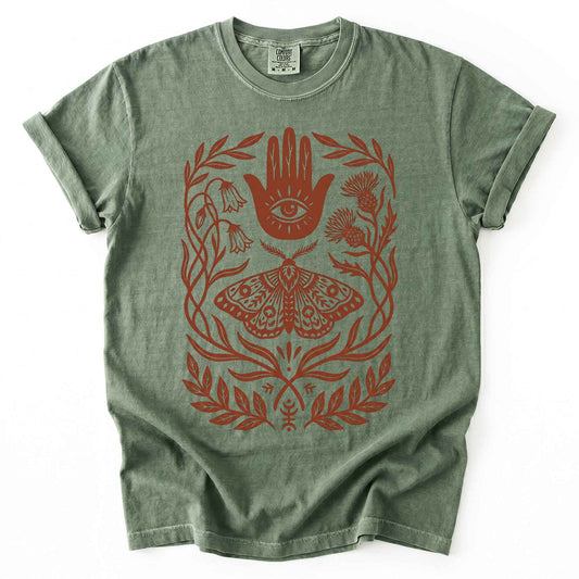 Hamsa & Moth Vintage Washed T-Shirt