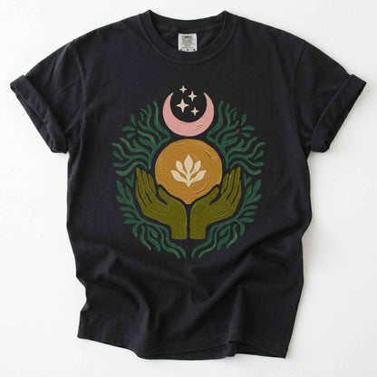 Mystical Painted Hands Vintage Washed T-Shirt