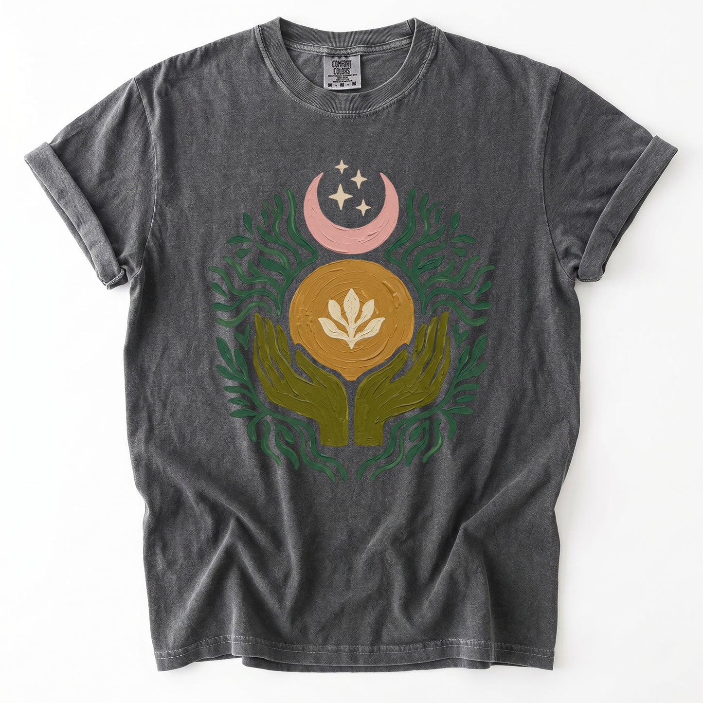 Mystical Painted Hands Vintage Washed T-Shirt