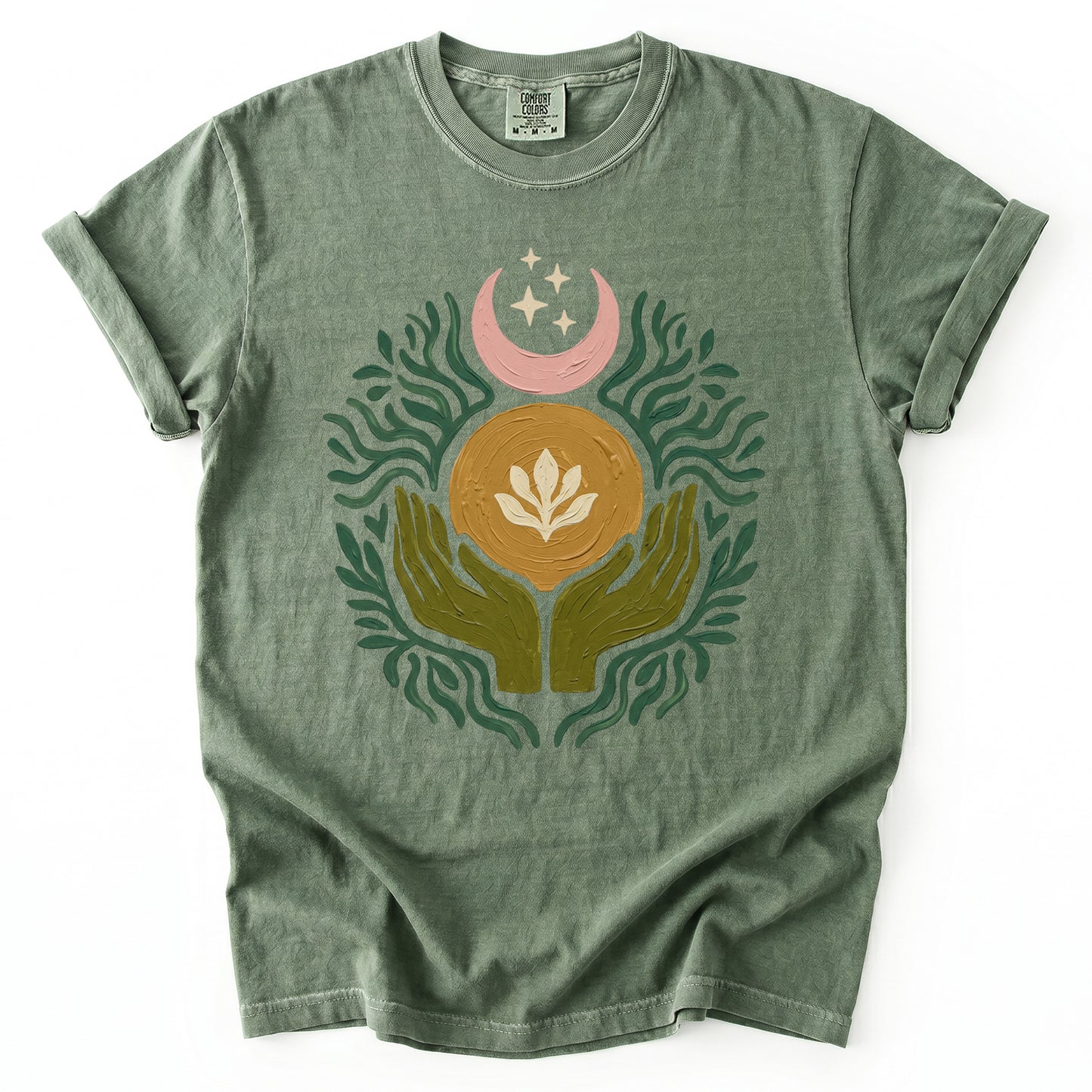 Mystical Painted Hands Vintage Washed T-Shirt
