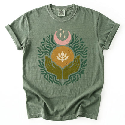 Mystical Painted Hands Vintage Washed T-Shirt