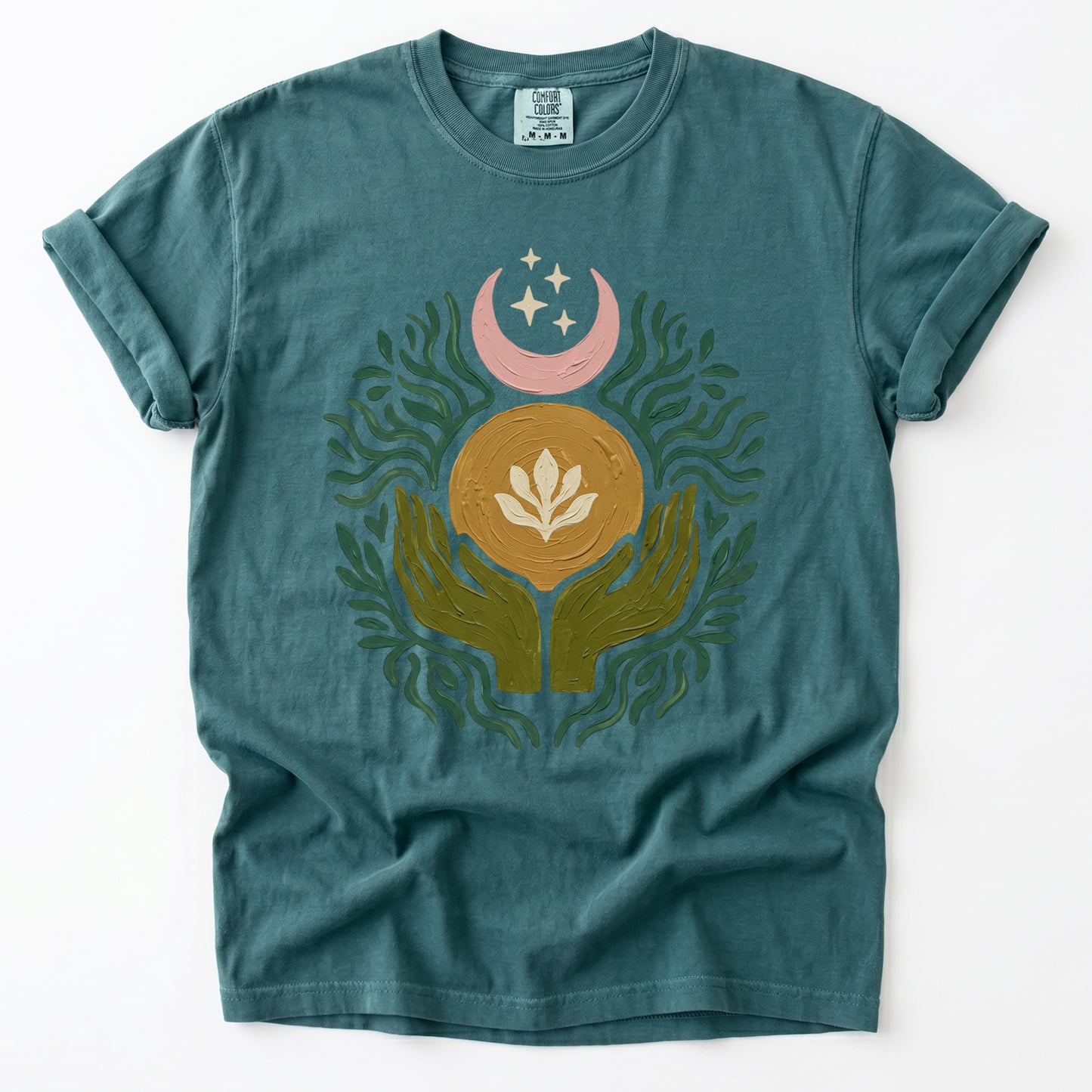 Mystical Painted Hands Vintage Washed T-Shirt
