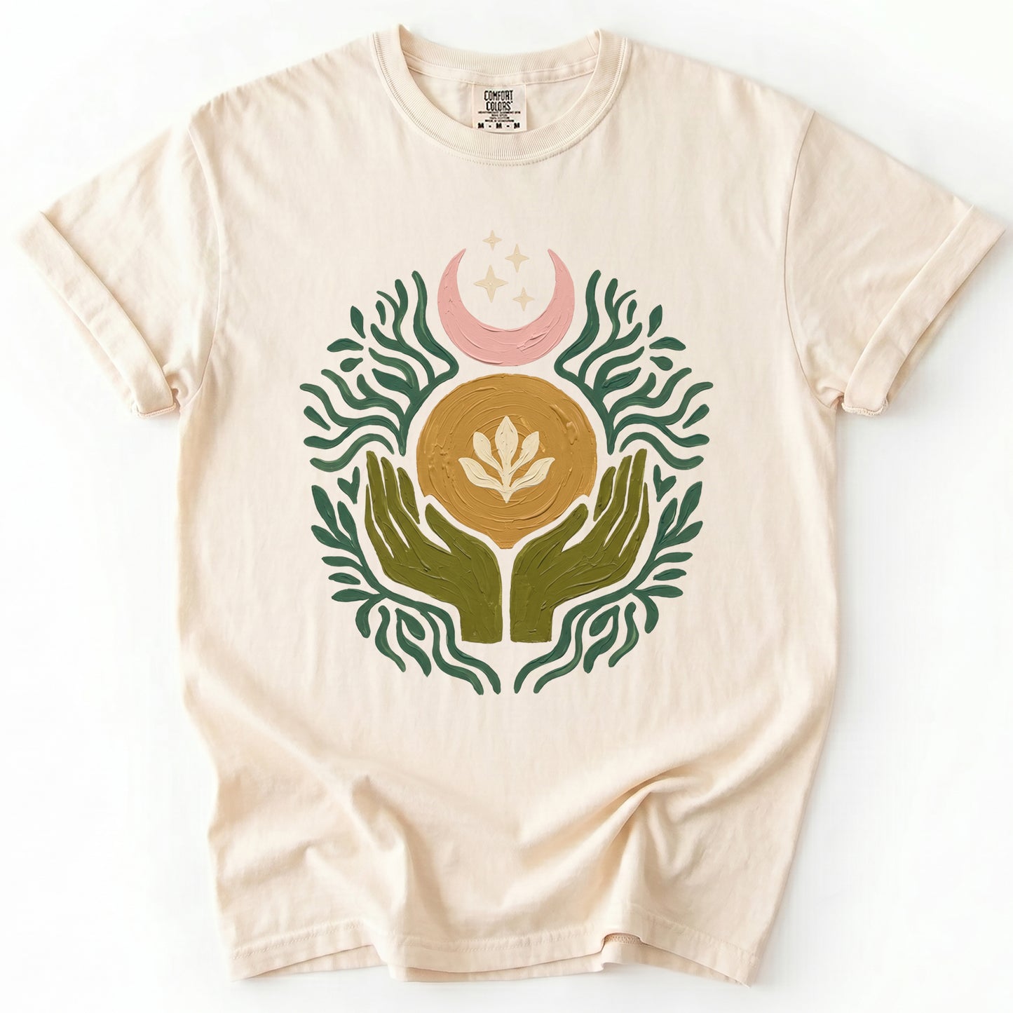 Mystical Painted Hands Vintage Washed T-Shirt