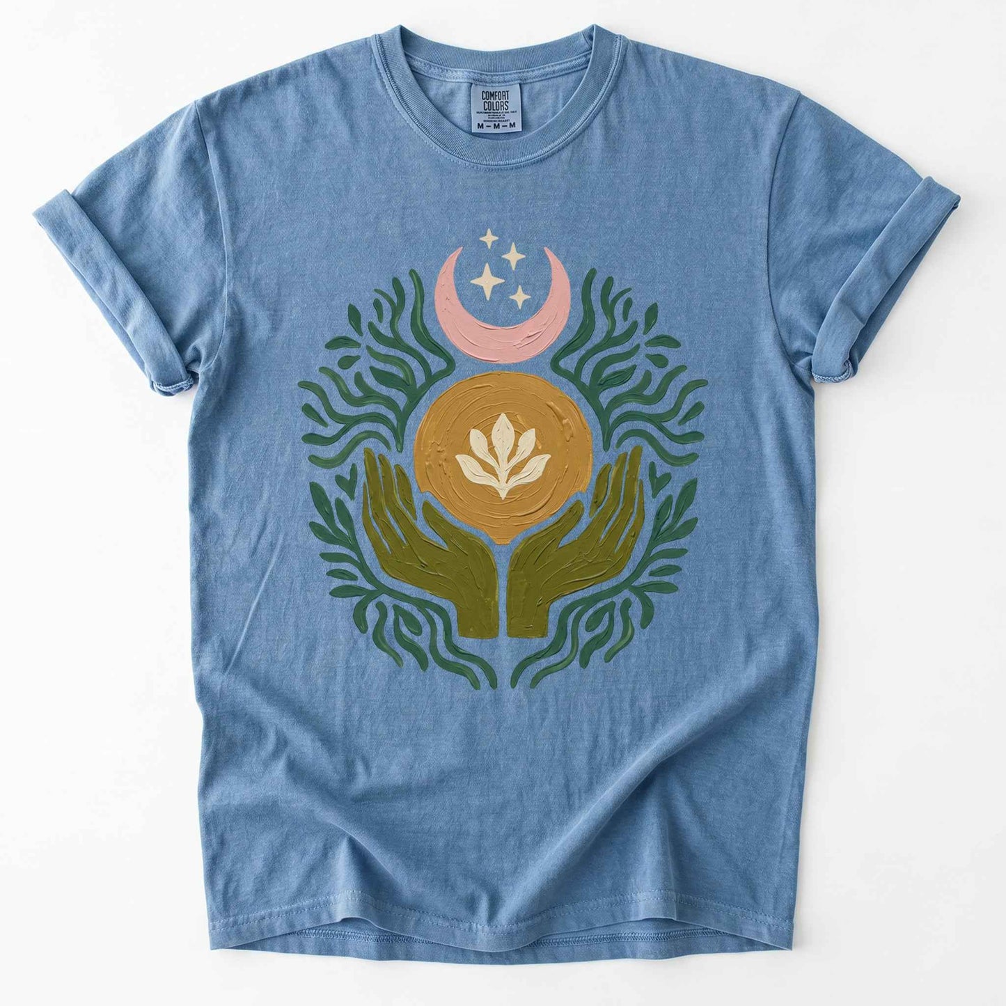 Mystical Painted Hands Vintage Washed T-Shirt