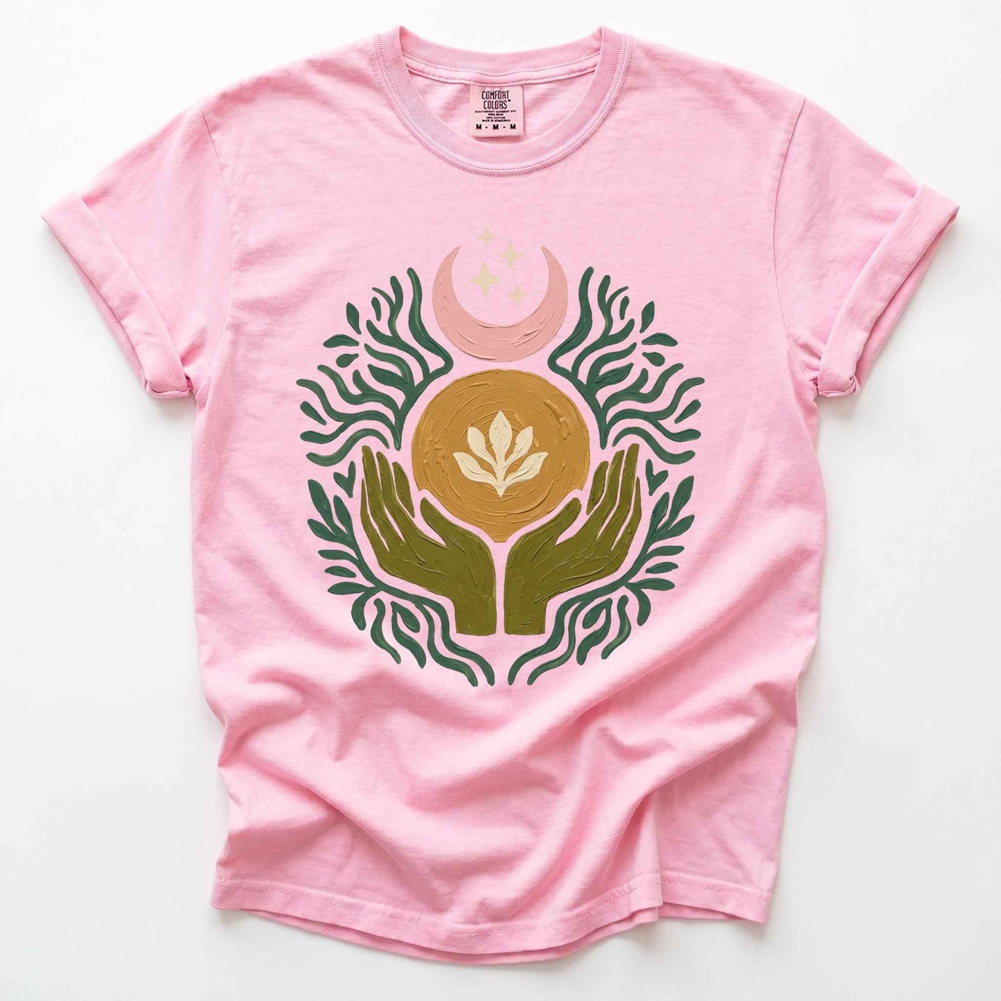 Mystical Painted Hands Vintage Washed T-Shirt