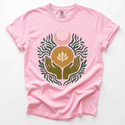 Mystical Painted Hands Vintage Washed T-Shirt
