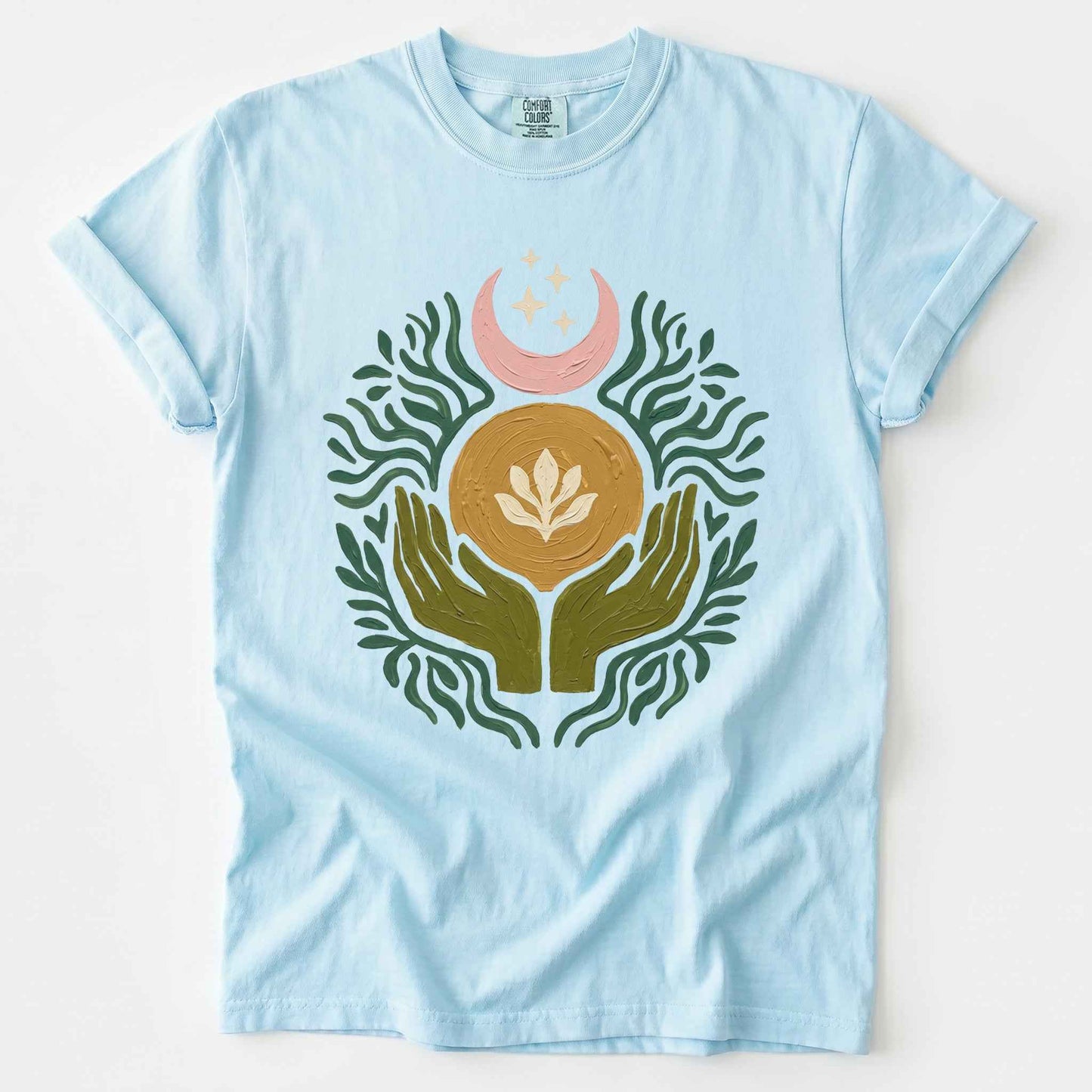 Mystical Painted Hands Vintage Washed T-Shirt