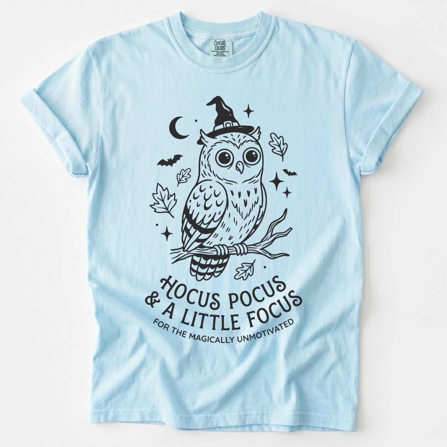 Hocus Pocus Witchy Owl Vintage Washed T-Shirt