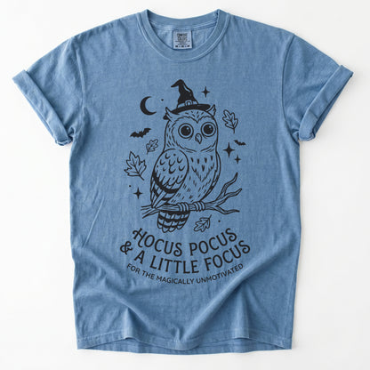 Hocus Pocus Witchy Owl Vintage Washed T-Shirt