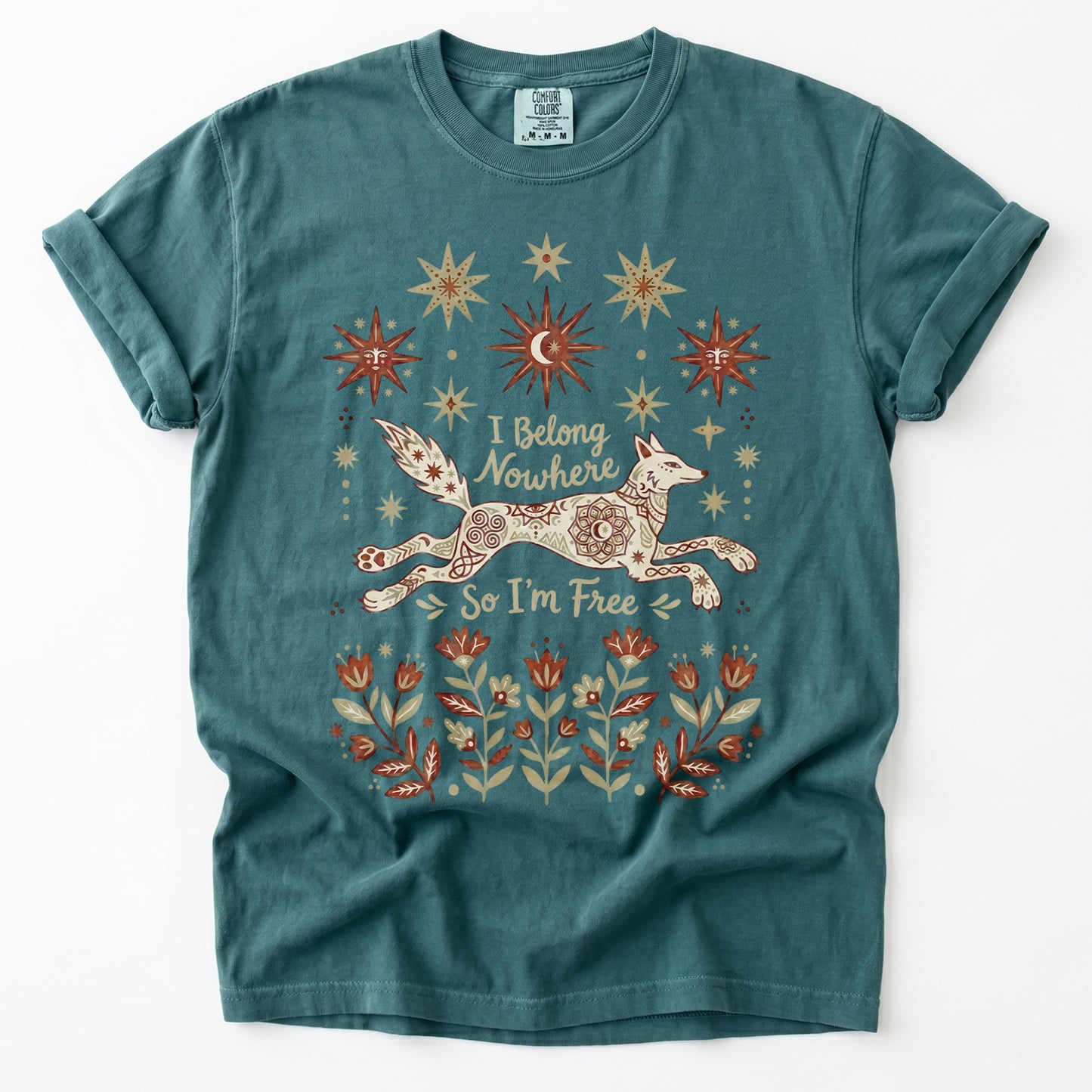 I Belong Nowhere So I'm Free Heavyweight T-Shirt