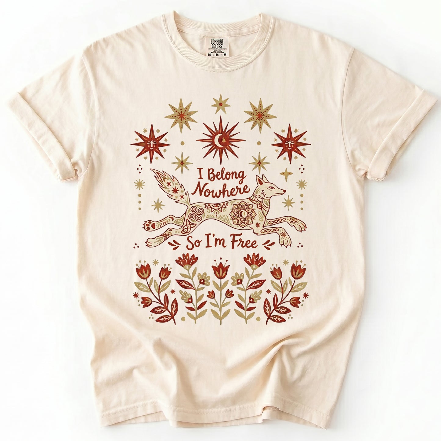 I Belong Nowhere So I'm Free Heavyweight T-Shirt