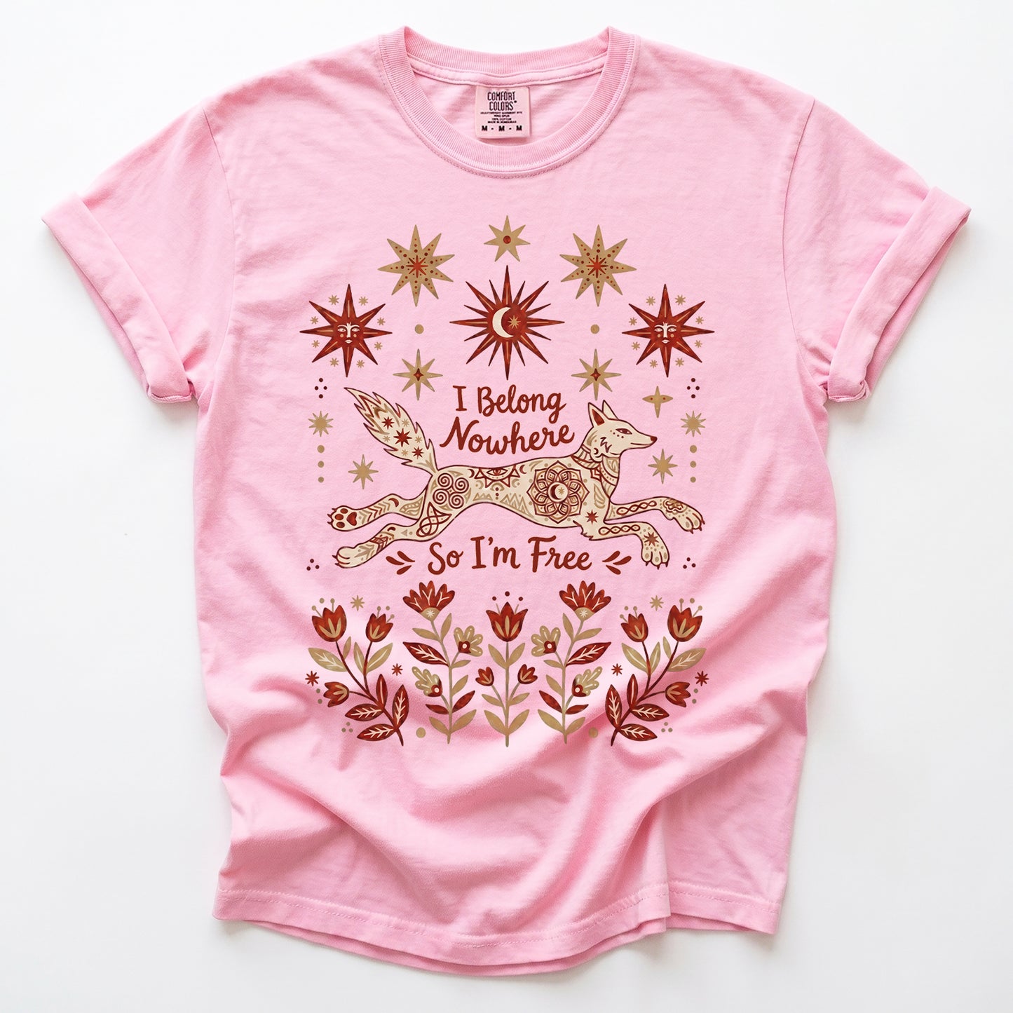 I Belong Nowhere So I'm Free Heavyweight T-Shirt
