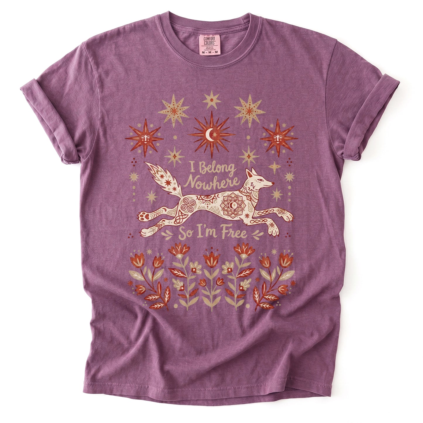 I Belong Nowhere So I'm Free Heavyweight T-Shirt