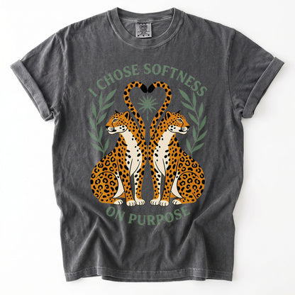 I Chose Softness On Purpose Heavyweight T-Shirt