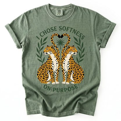I Chose Softness On Purpose Heavyweight T-Shirt